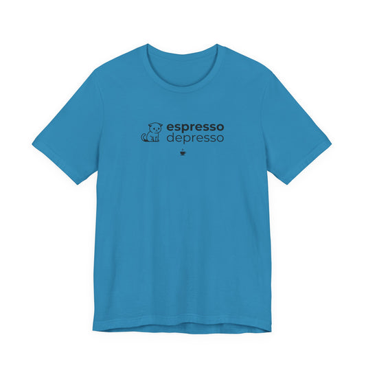VOID - Espresso Depresso Tee - Funny Coffee Cat T-Shirt
