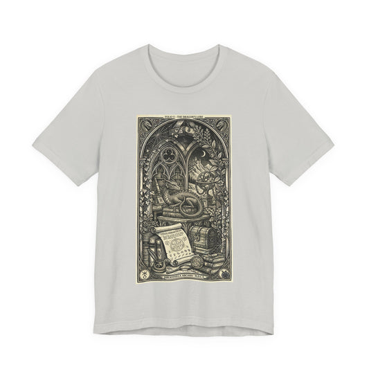 DarkArts Collection - Dragon - Occult Library T-Shirt — Vintage Tarot Alchemy Design