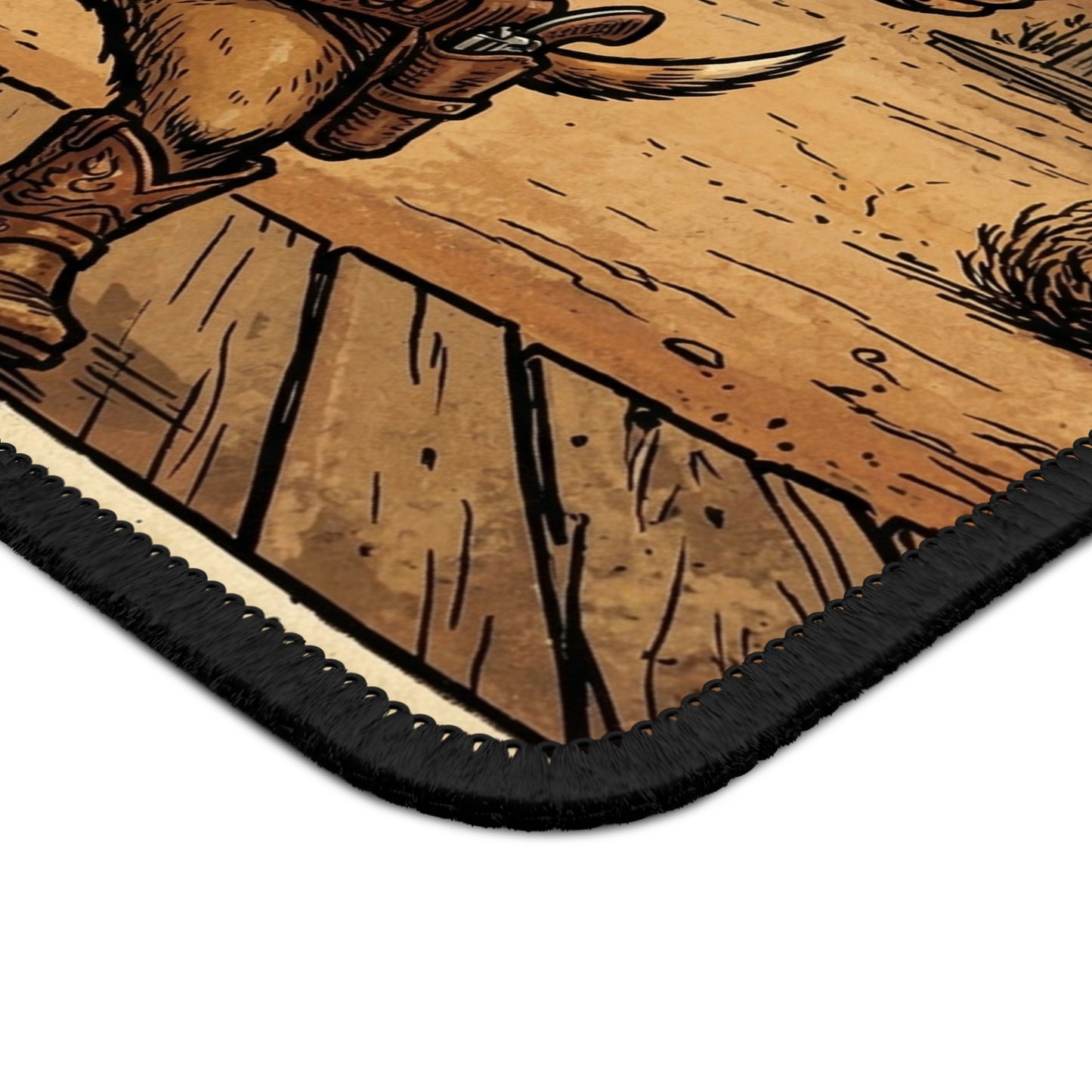 SheriffPaco - Western Chihuahua Sheriff - Wild West Saloon Gaming Mouse Pad