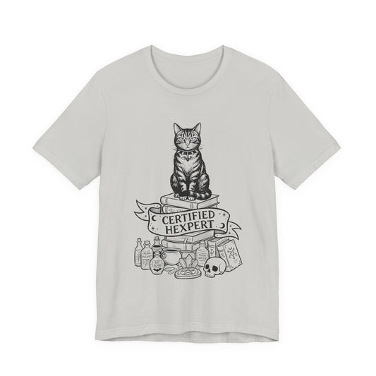 DarkArts Collection - Certified Hexpert Cat T-Shirt