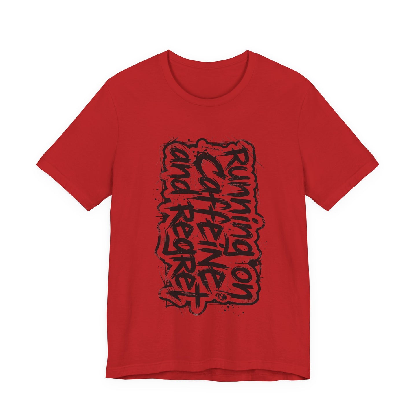 VOID - "Running on Caffeine and Regret" Coffee Lover Shirt