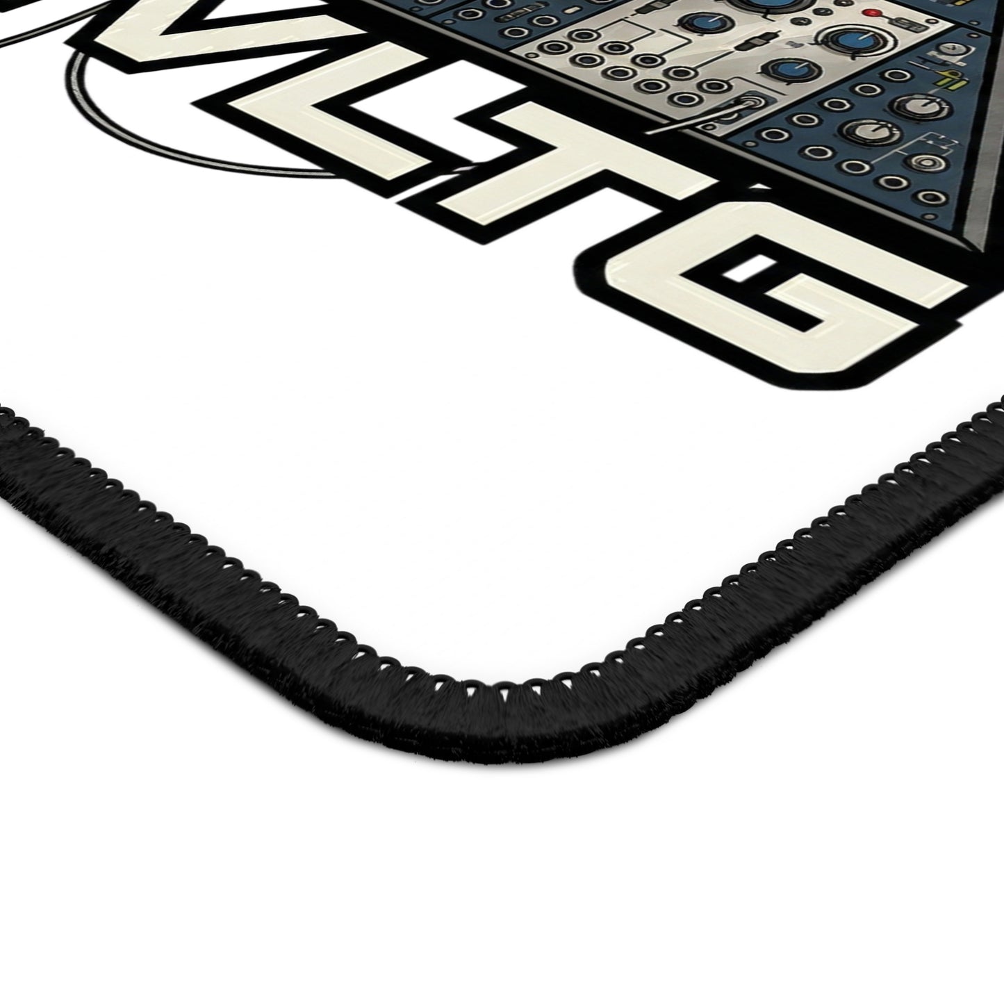 CV Control Voltage - TriBase White - Gaming Mouse Pad — Control Voltage Skull Analog Modular Synthesizer Design