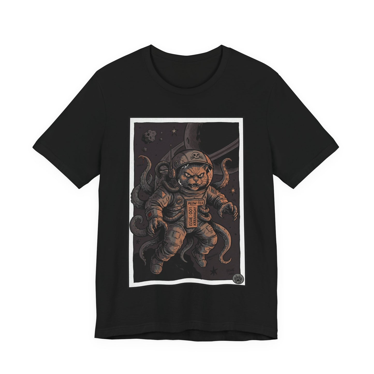 Alien Cat Astronaut Cat Tee — Space Cat Graphic T-Shirt