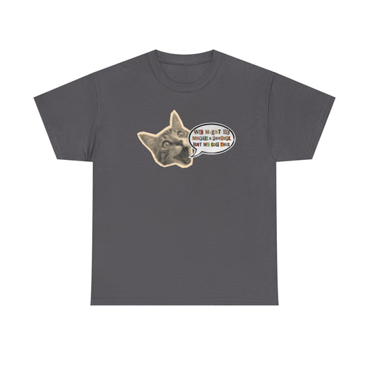Collage Cat Head Tee — "We May Be Misfits And F@#kups, But We Got This!" Graphic T-Shirt
