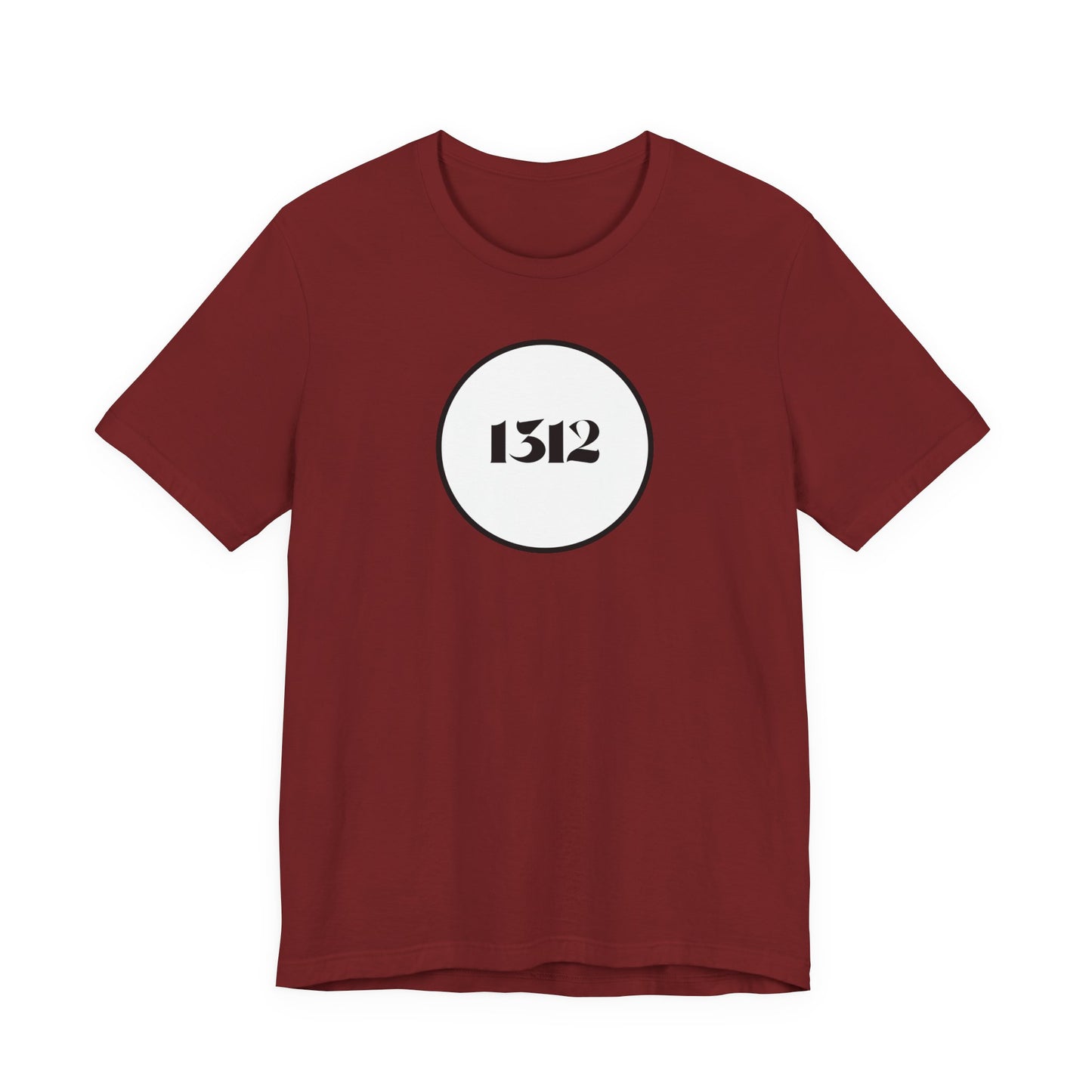 1312 - Circle Logo Tee — Minimalist Streetwear T-Shirt