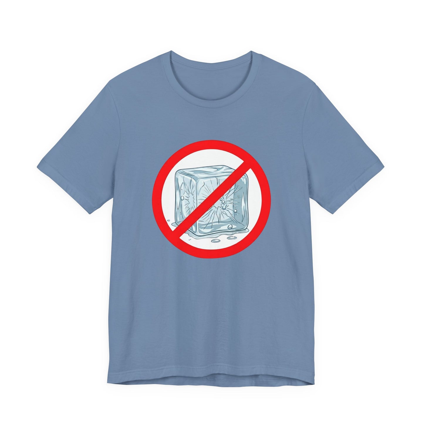 No Ice T-Shirt — Anti-Ice Symbol Tee