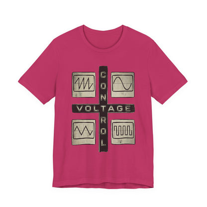 CV Control Voltage Modular Analog Synth Tee — Retro Oscilloscope T-Shirt