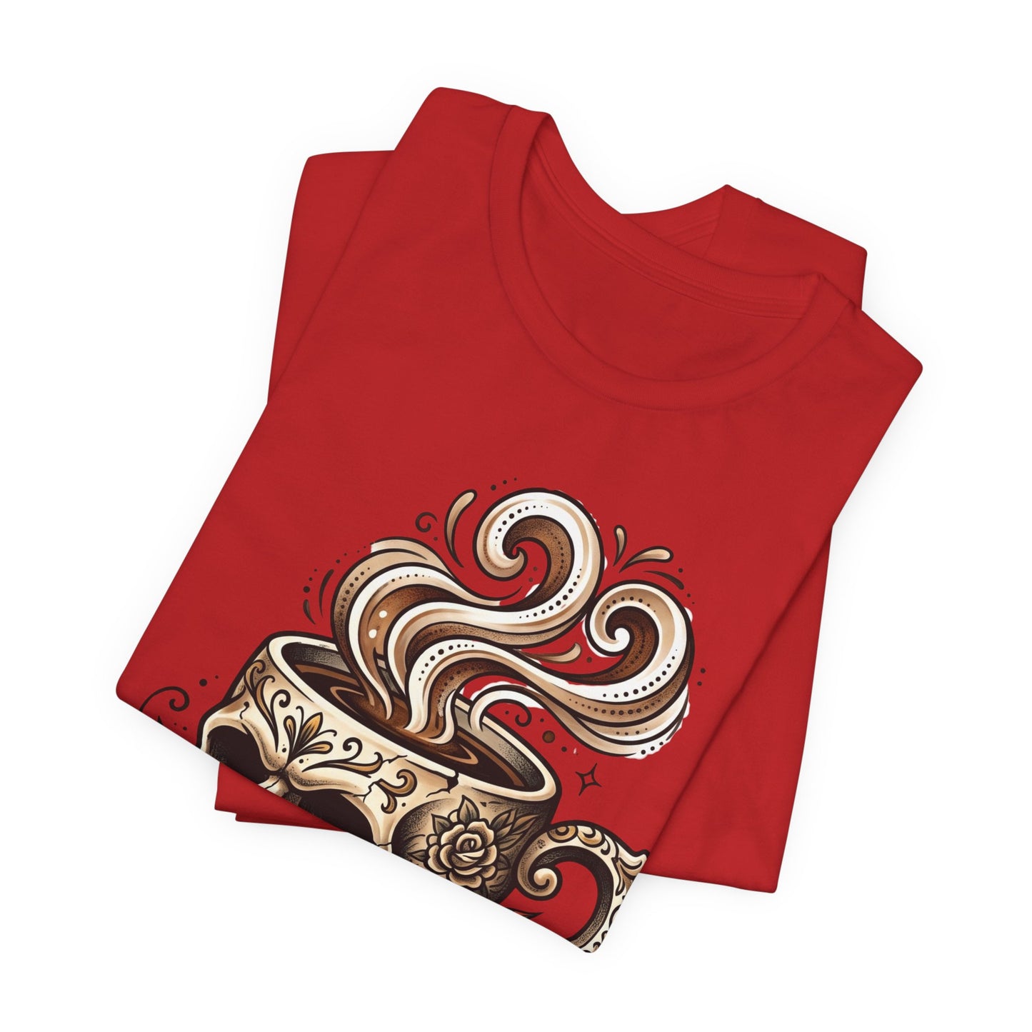 VOID - Skull Coffee Tee — "I Like My Nihilism With Sugar and Cream" Graphic T-Shirt