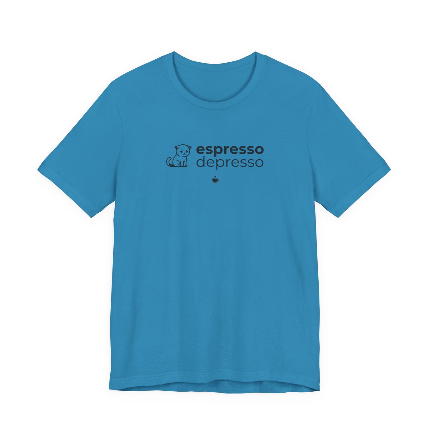 VOID - Espresso Depresso Tee - Funny Coffee Cat T-Shirt