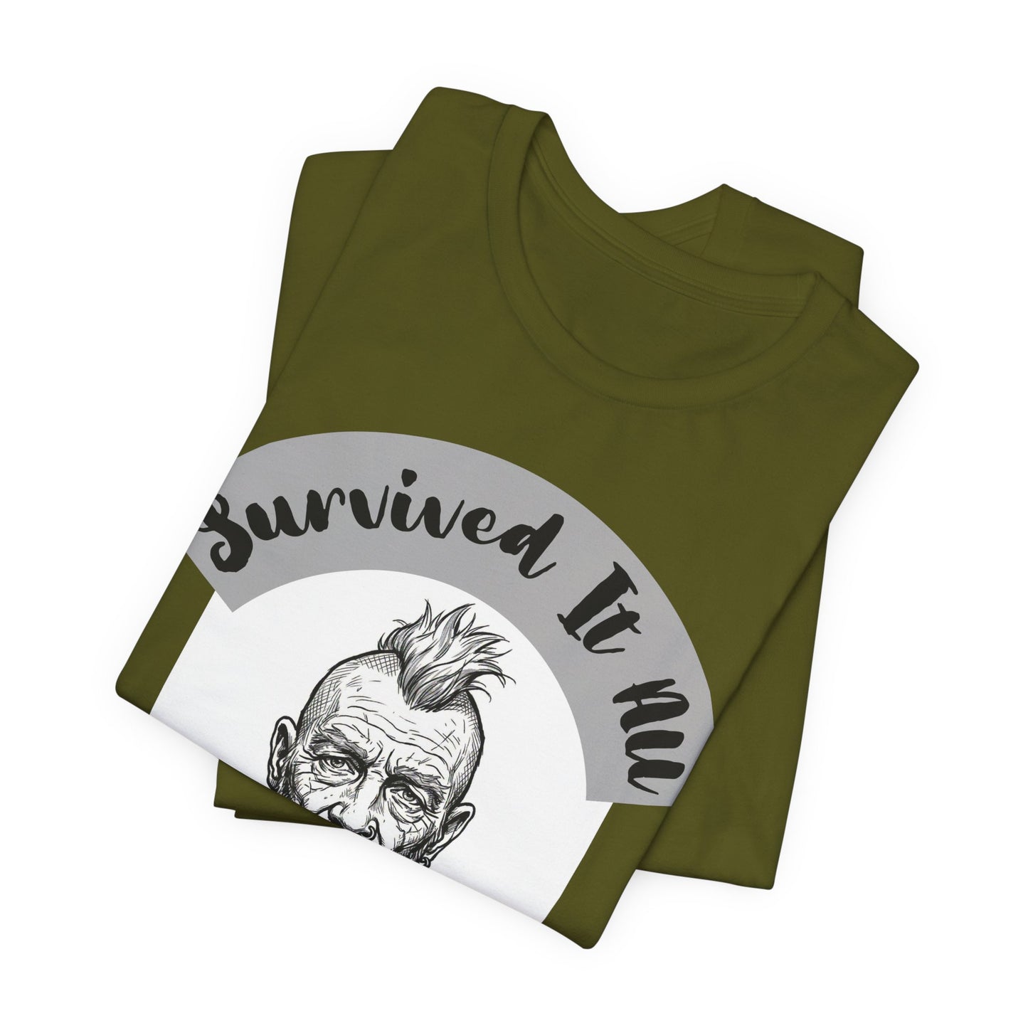 PunkDad - Survived It All Punk Dad T‑Shirt — “Punk Dad, Still Punk As F***” Graphic Tee