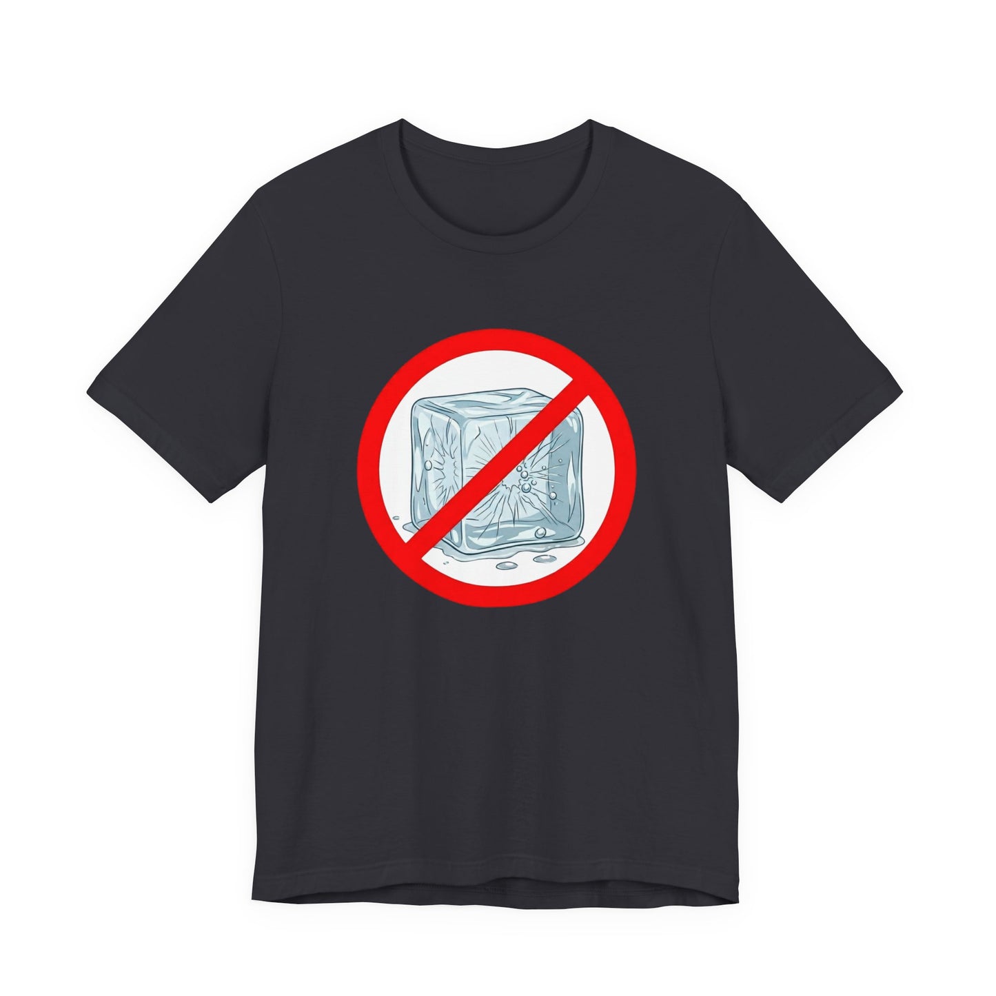 No Ice T-Shirt — Anti-Ice Symbol Tee