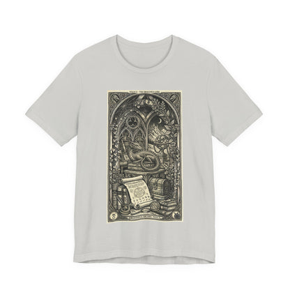DarkArts Collection - Dragon - Occult Library T-Shirt — Vintage Tarot Alchemy Design