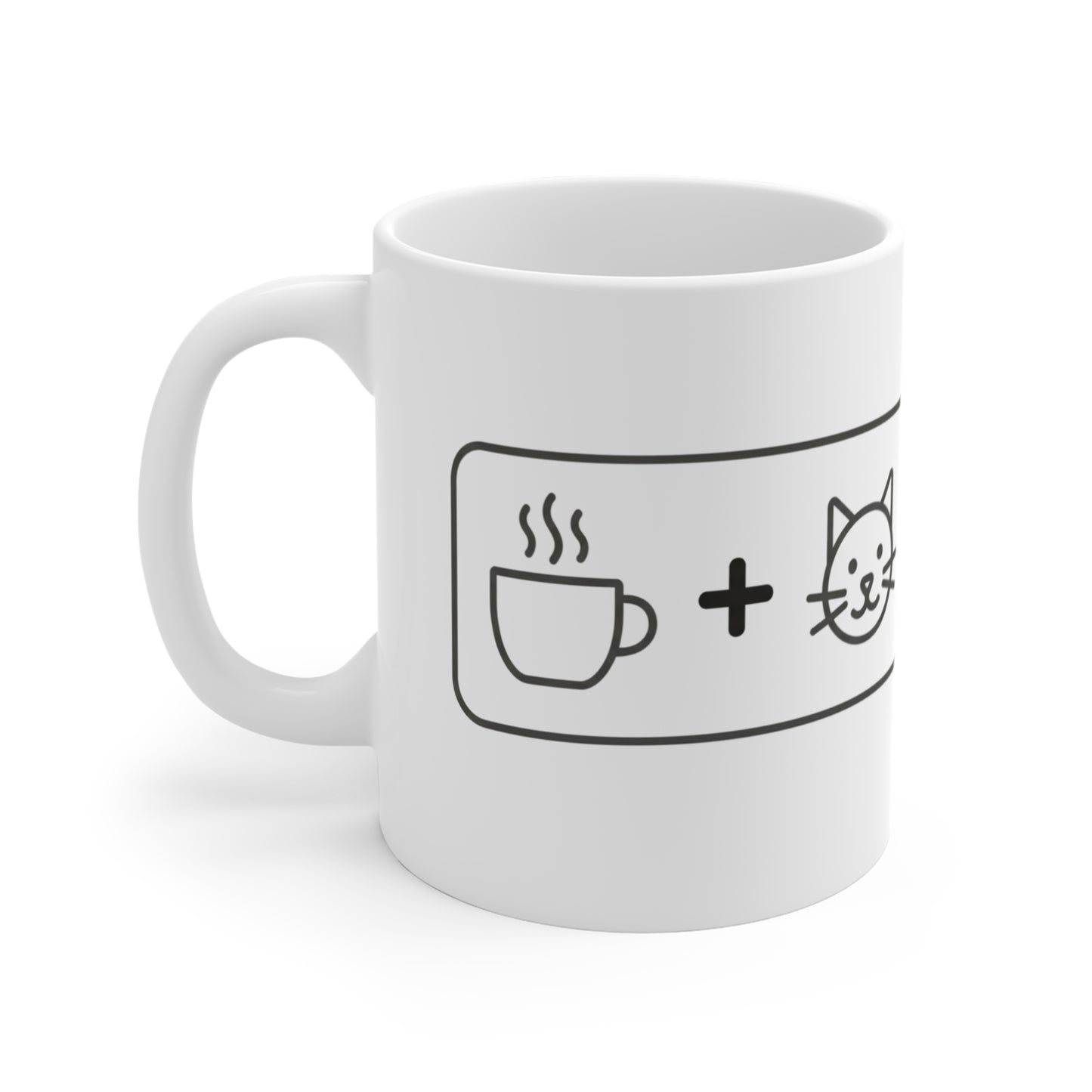 VOID - 11oz Mug - Coffee + Cat Formula Illustration