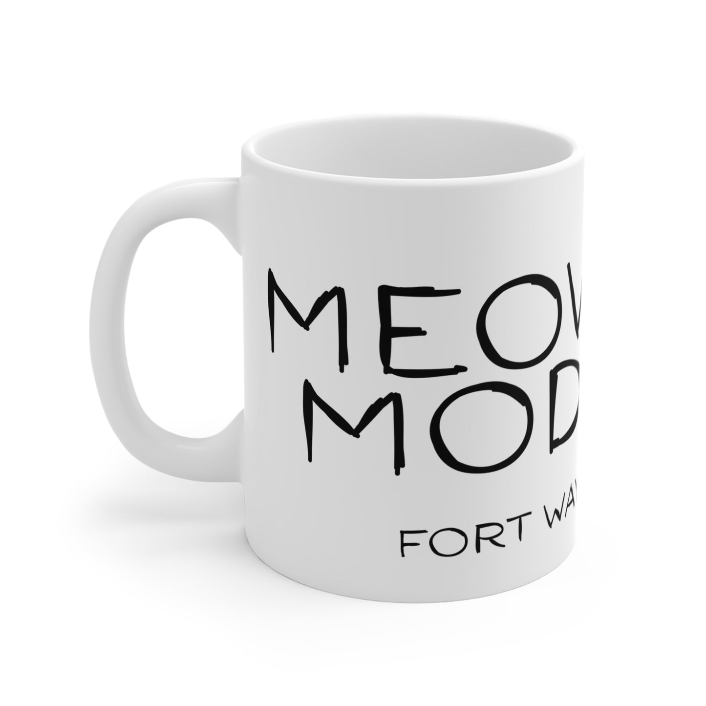 MeowHaus Modular Mug — Fort Wayne Cat Lover Coffee Cup (11 oz)