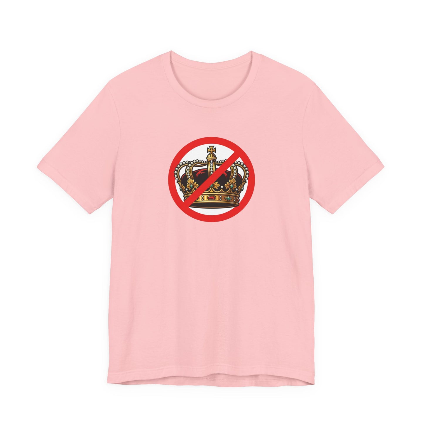 No Kings - Smaller Graphic - Protest Rally T-Shirt — No Crown Prohibition Graphic Tee