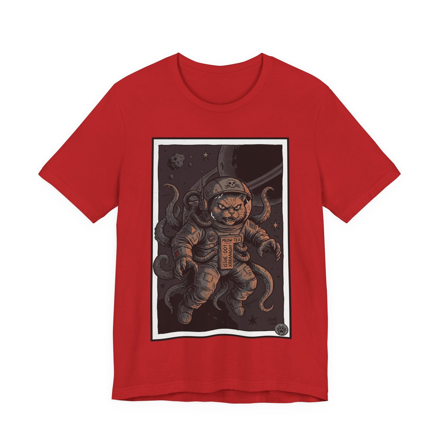 Alien Cat Astronaut Cat Tee — Space Cat Graphic T-Shirt