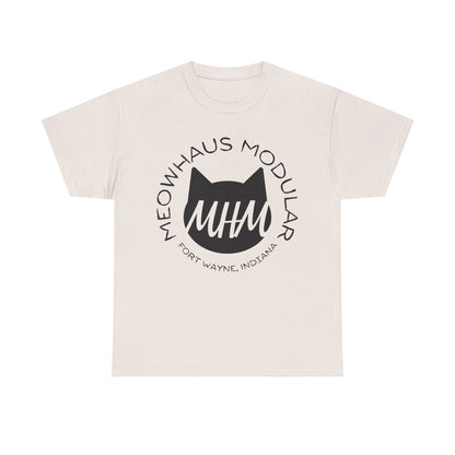 Meowhaus Modular Tee — 'MHM' Cat Logo Fort Wayne, Indiana