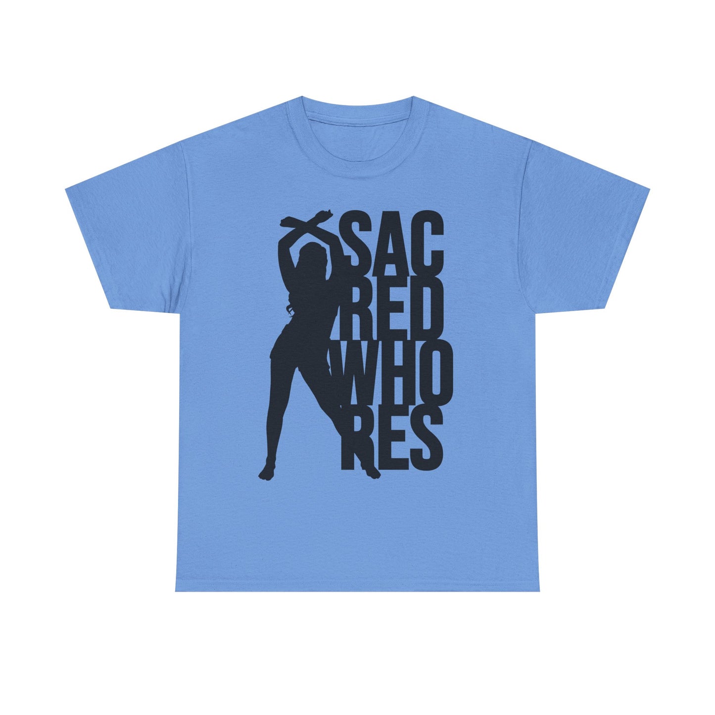 Sacred Whores Graphic Tee — Bold Silhouette Statement Shirt