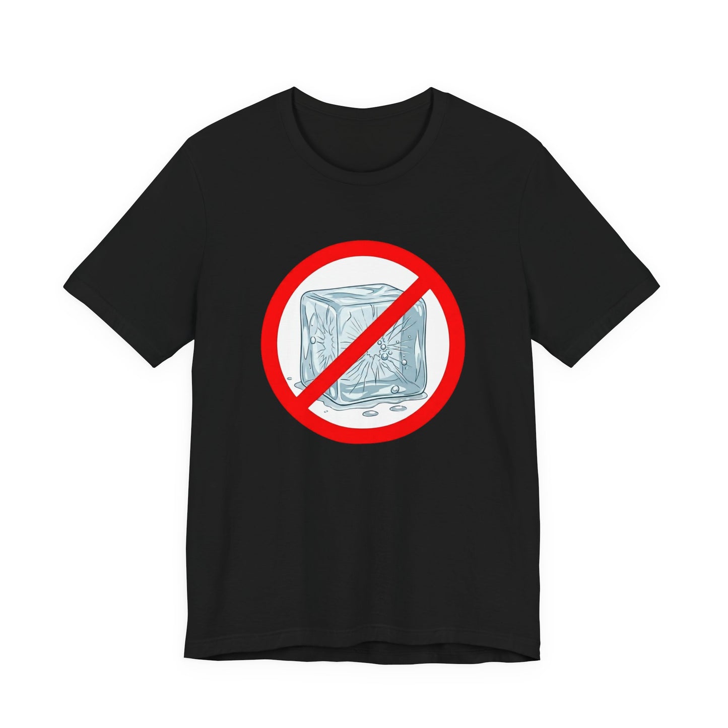 No Ice T-Shirt — Anti-Ice Symbol Tee