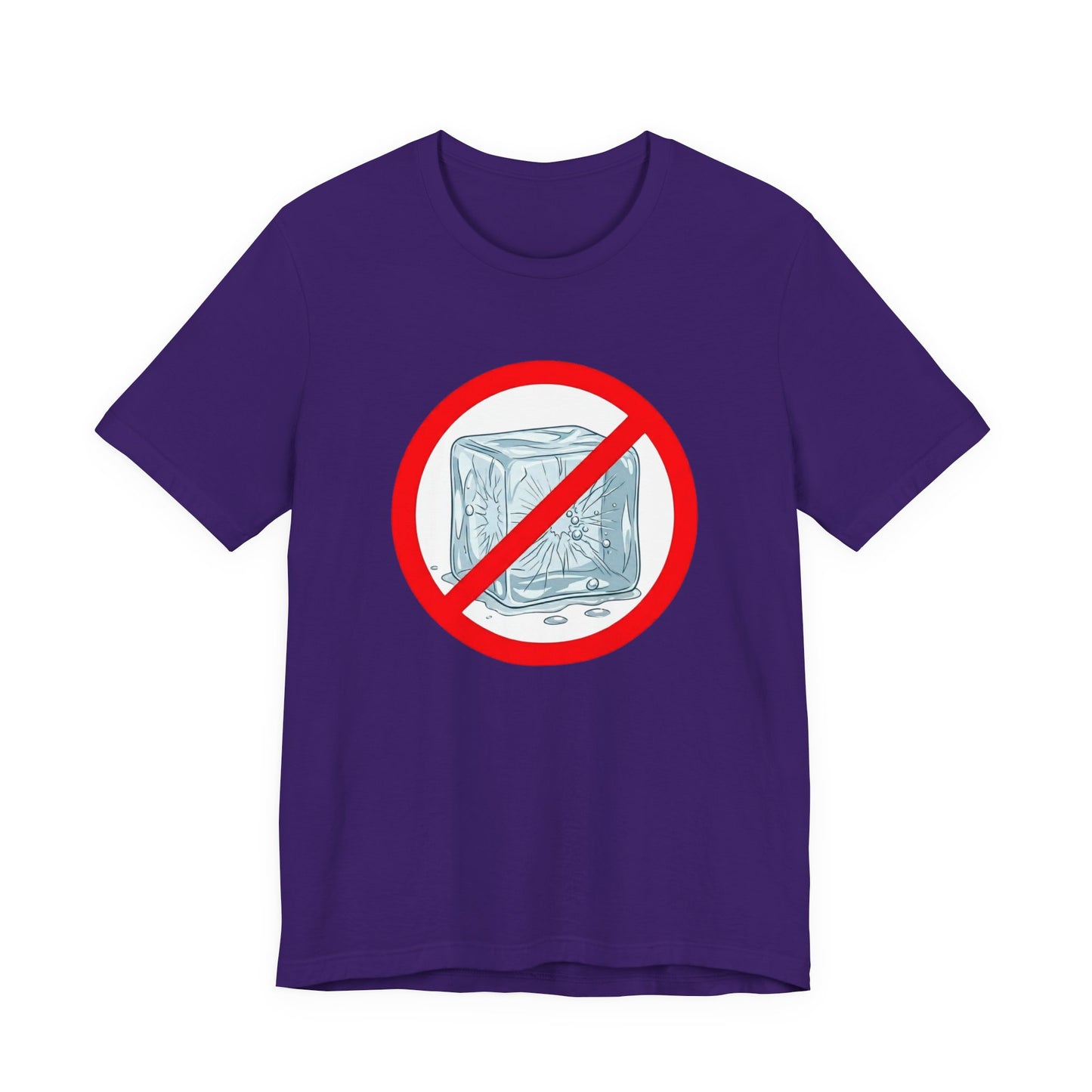 No Ice T-Shirt — Anti-Ice Symbol Tee