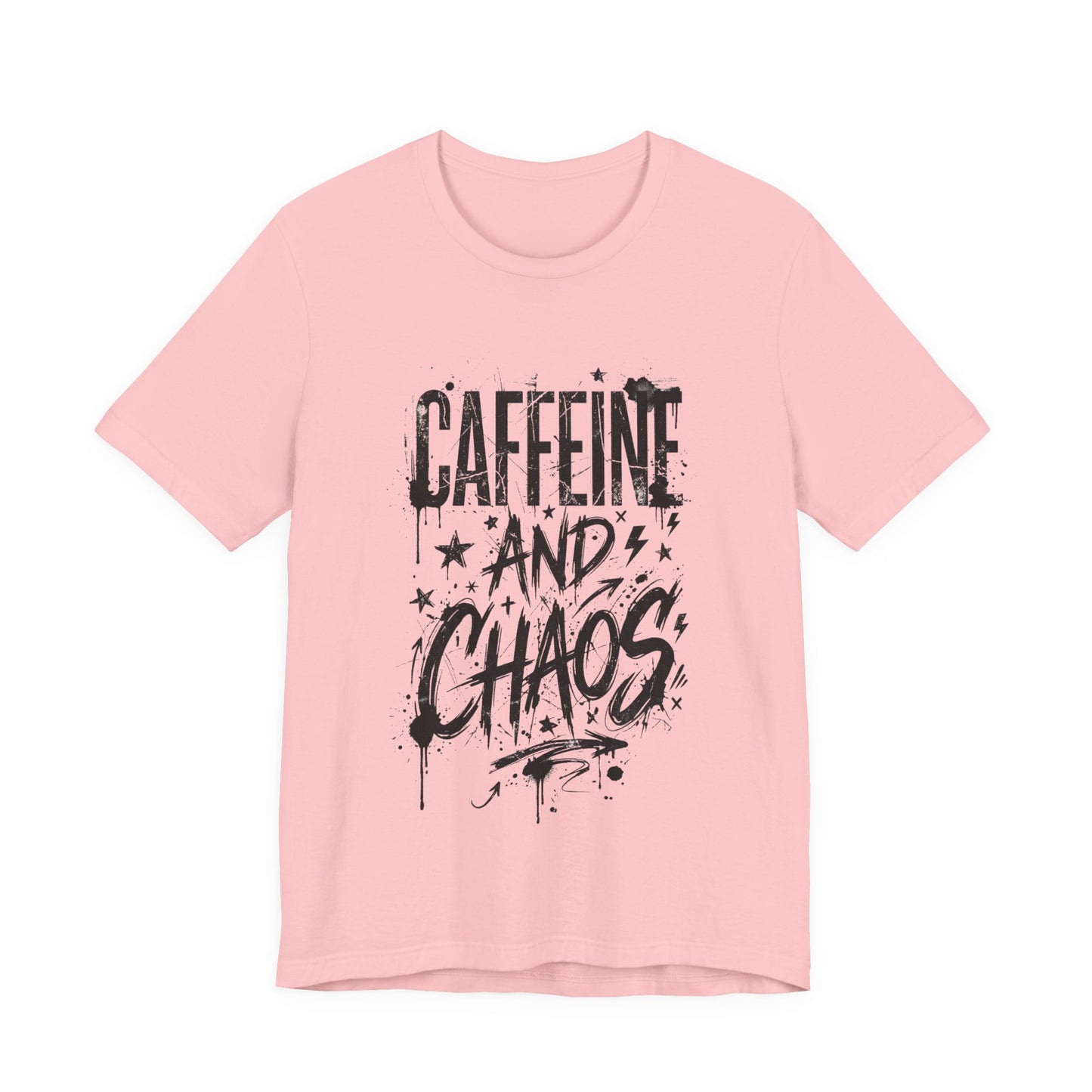 VOID - Caffeine and Chaos Version 2 T-Shirt — Funny Coffee Lover Graphic Tee