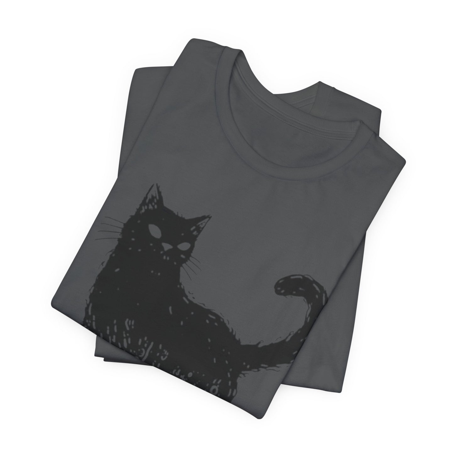 OctoCat Original T‑Shirt — Black Ink Mythical Cat with Octopus Tentacles Graphic Tee