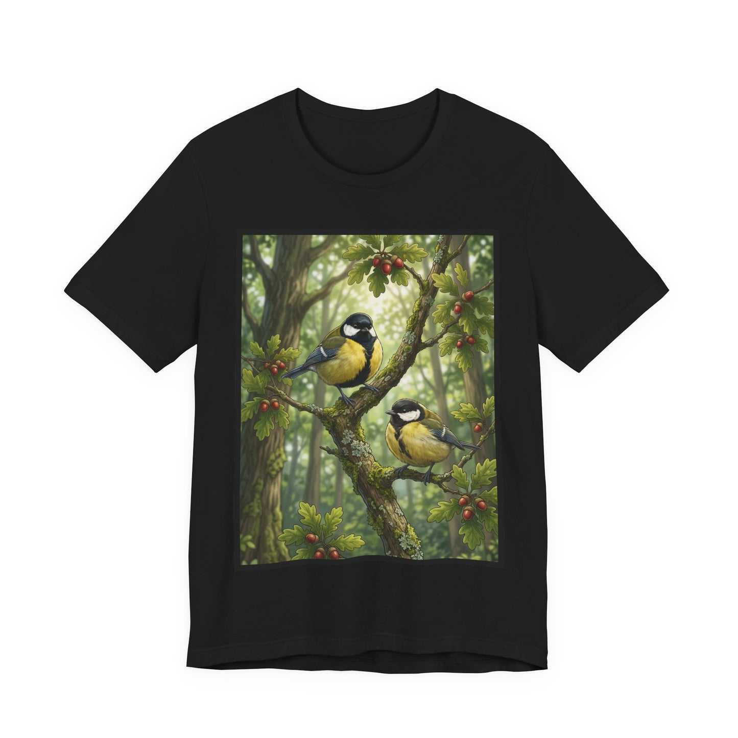Great Big Tits! - Birder Wordplay Humor -  Birds Forest Tee — Nature Birdwatching T‑Shirt