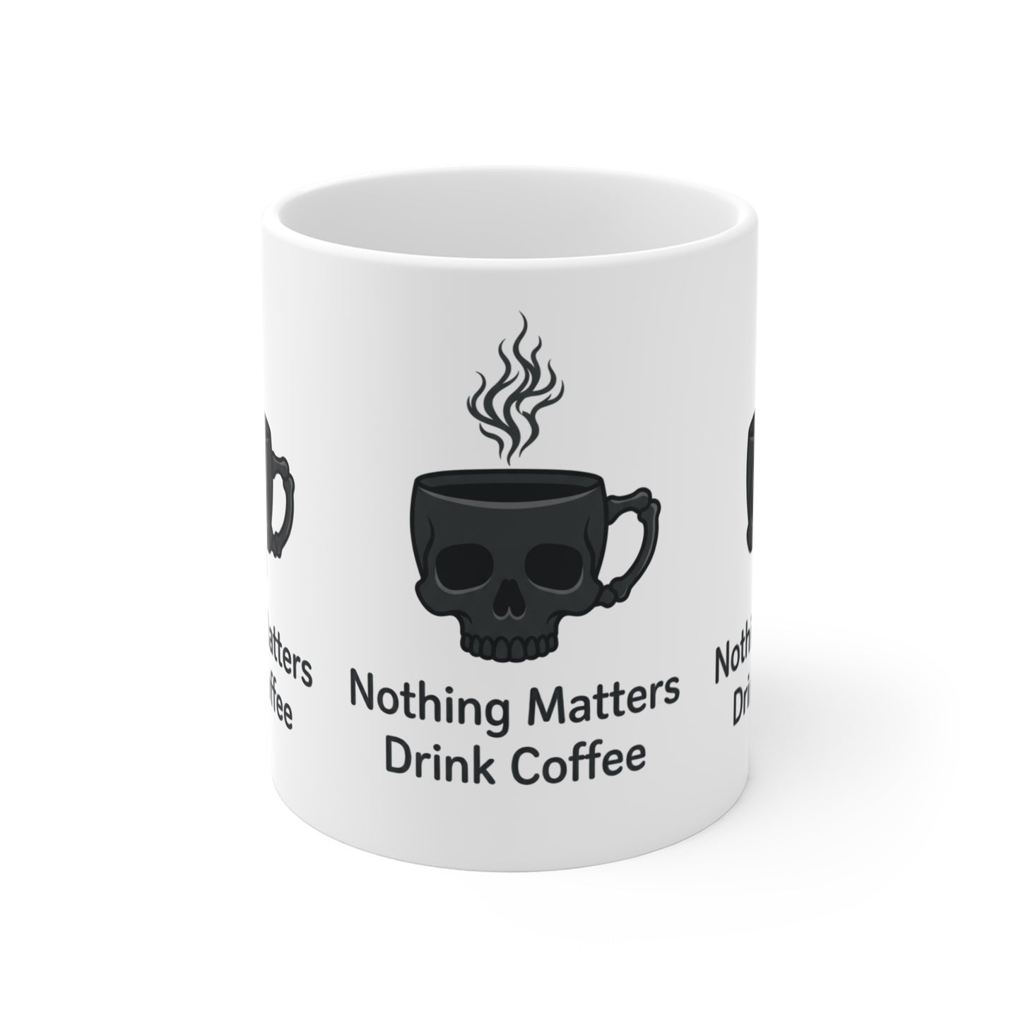 VOID - Nothing Matters Drink Coffee Mug — 11oz Skull Coffee Cup