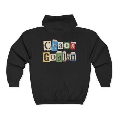 Custom:  Kjit / Chaos Goblin Zip-Up Hoodie