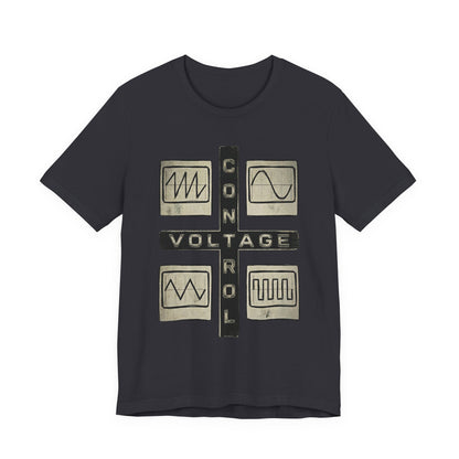 CV Control Voltage Modular Analog Synth Tee — Retro Oscilloscope T-Shirt