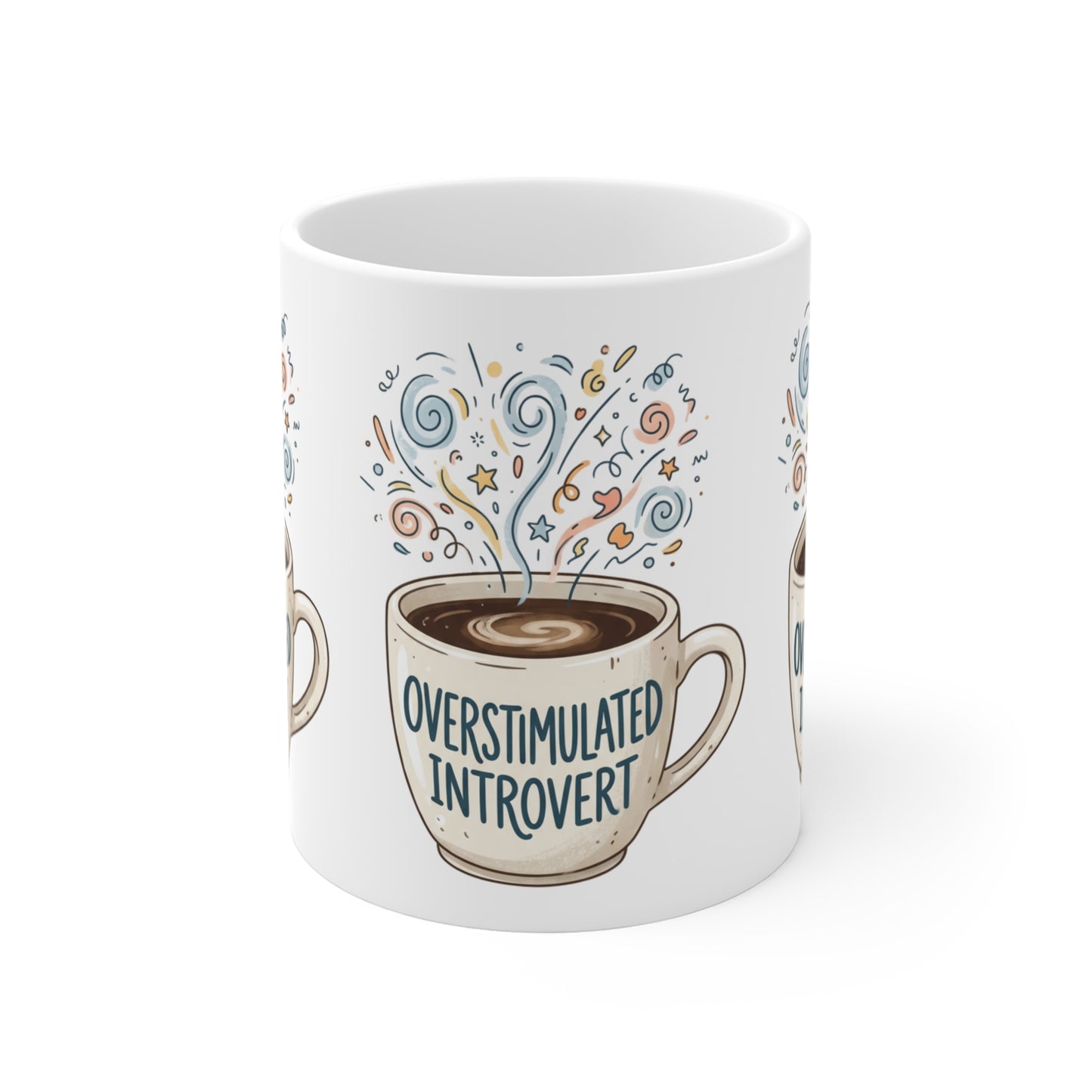 VOID - Overstimulated Introvert Coffee Mug — 11oz Funny Introvert Gift