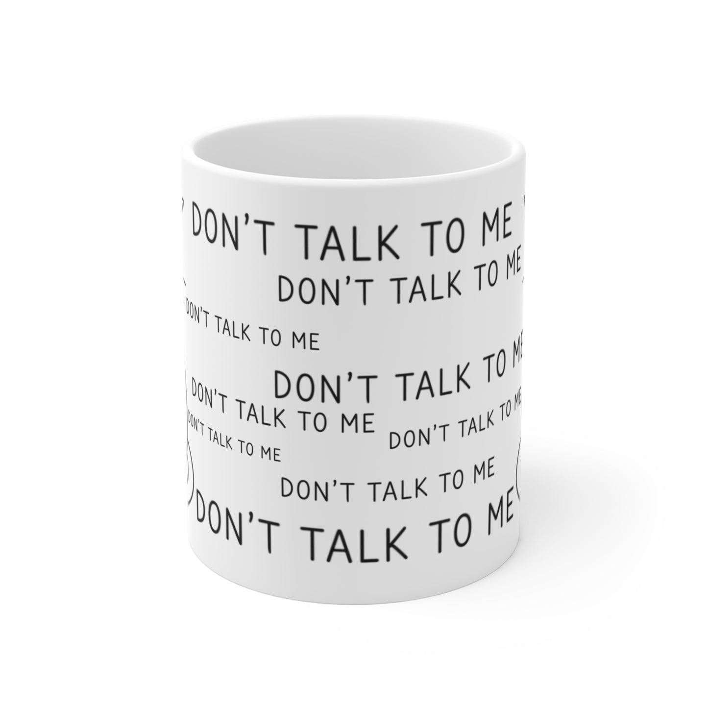 VOID - Annoyed Cat 'Don't Talk To Me' 11oz Coffee Mug – Funny Anti-Social Gift