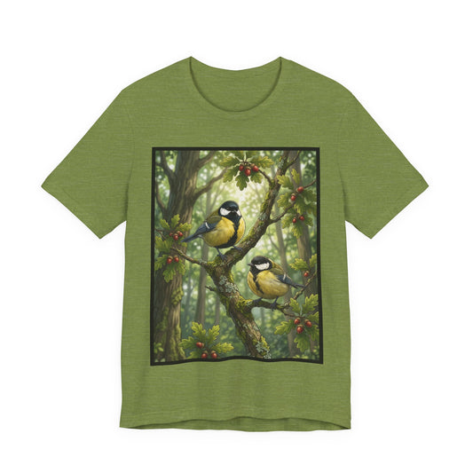 Great Big Tits! - Birder Wordplay Humor -  Birds Forest Tee — Nature Birdwatching T‑Shirt