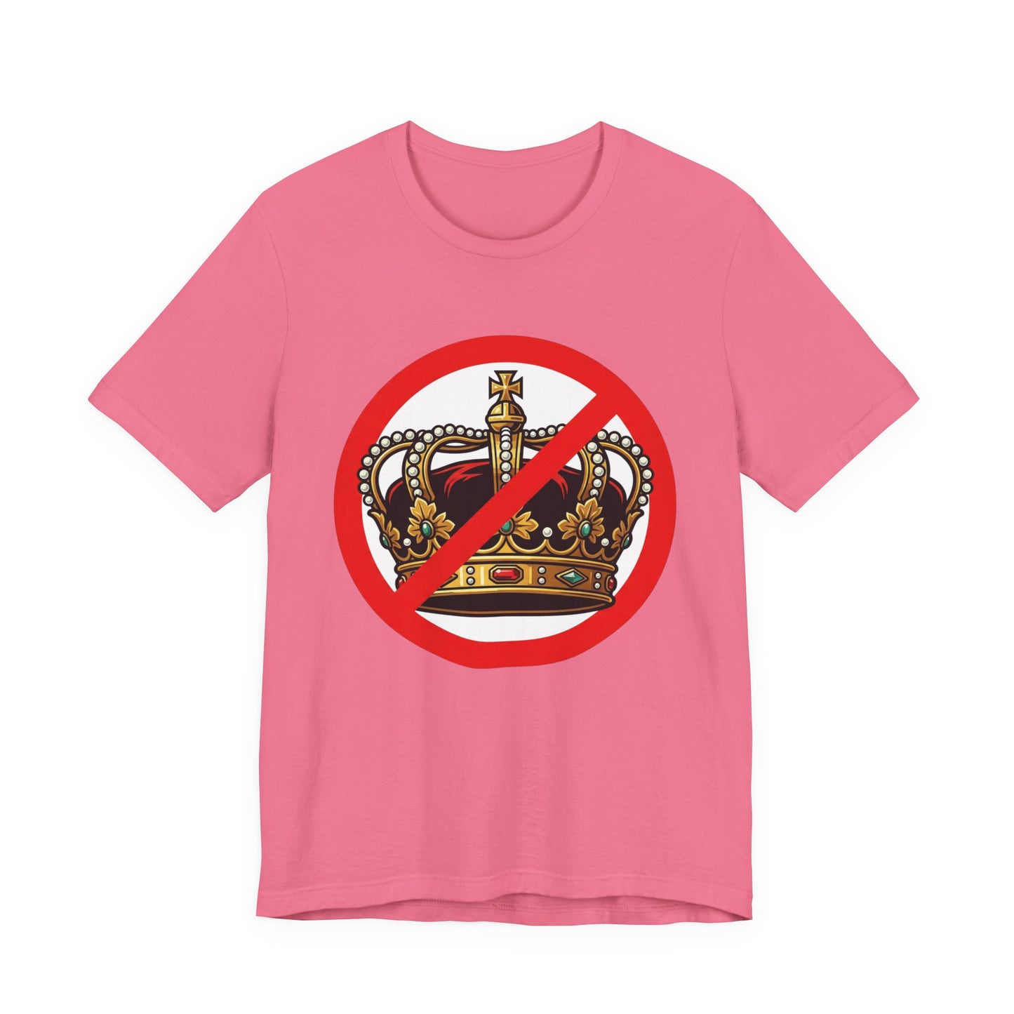No Kings T-Shirt — Anti-Monarchy Crown Symbol Graphic Tee