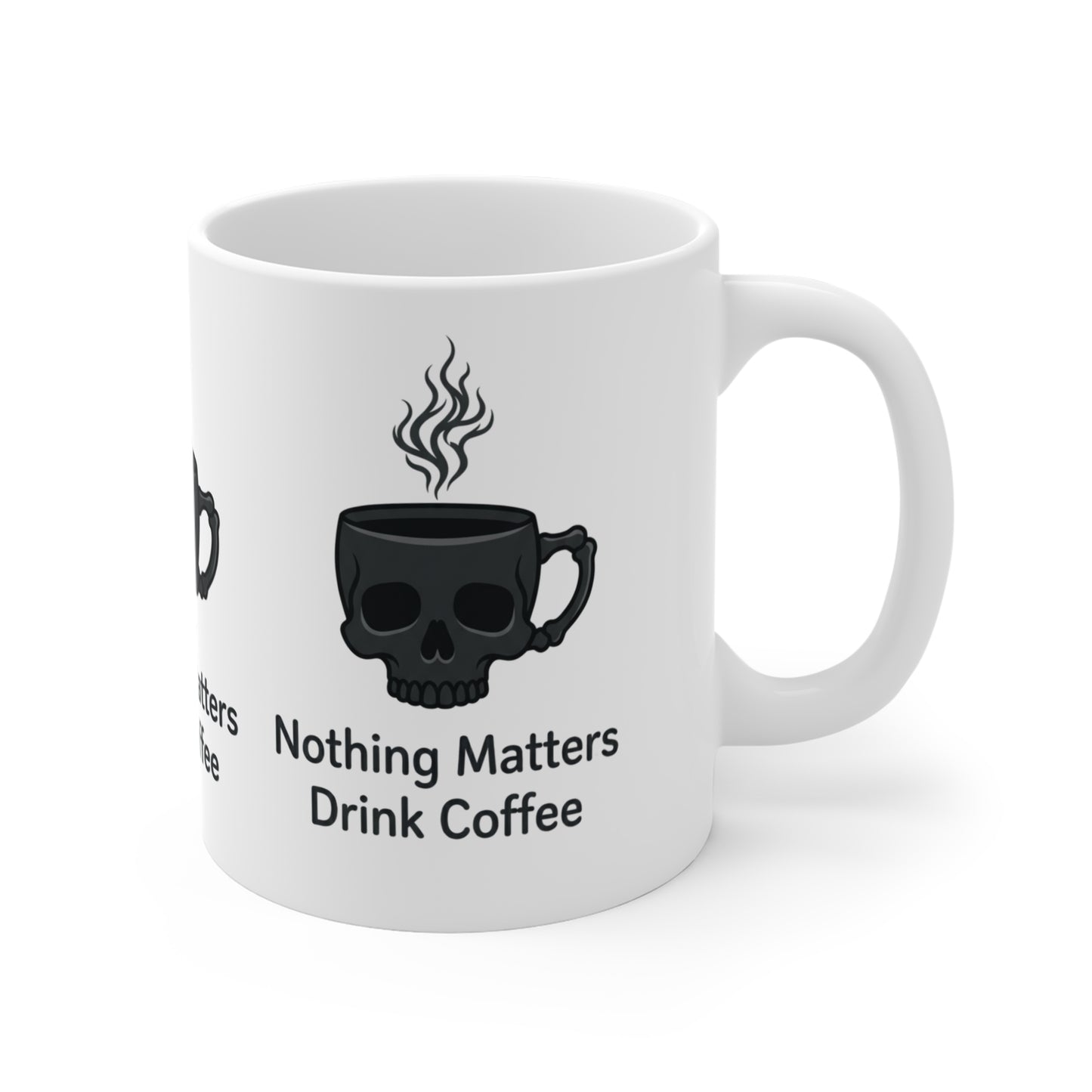 VOID - Nothing Matters Drink Coffee Mug — 11oz Skull Coffee Cup