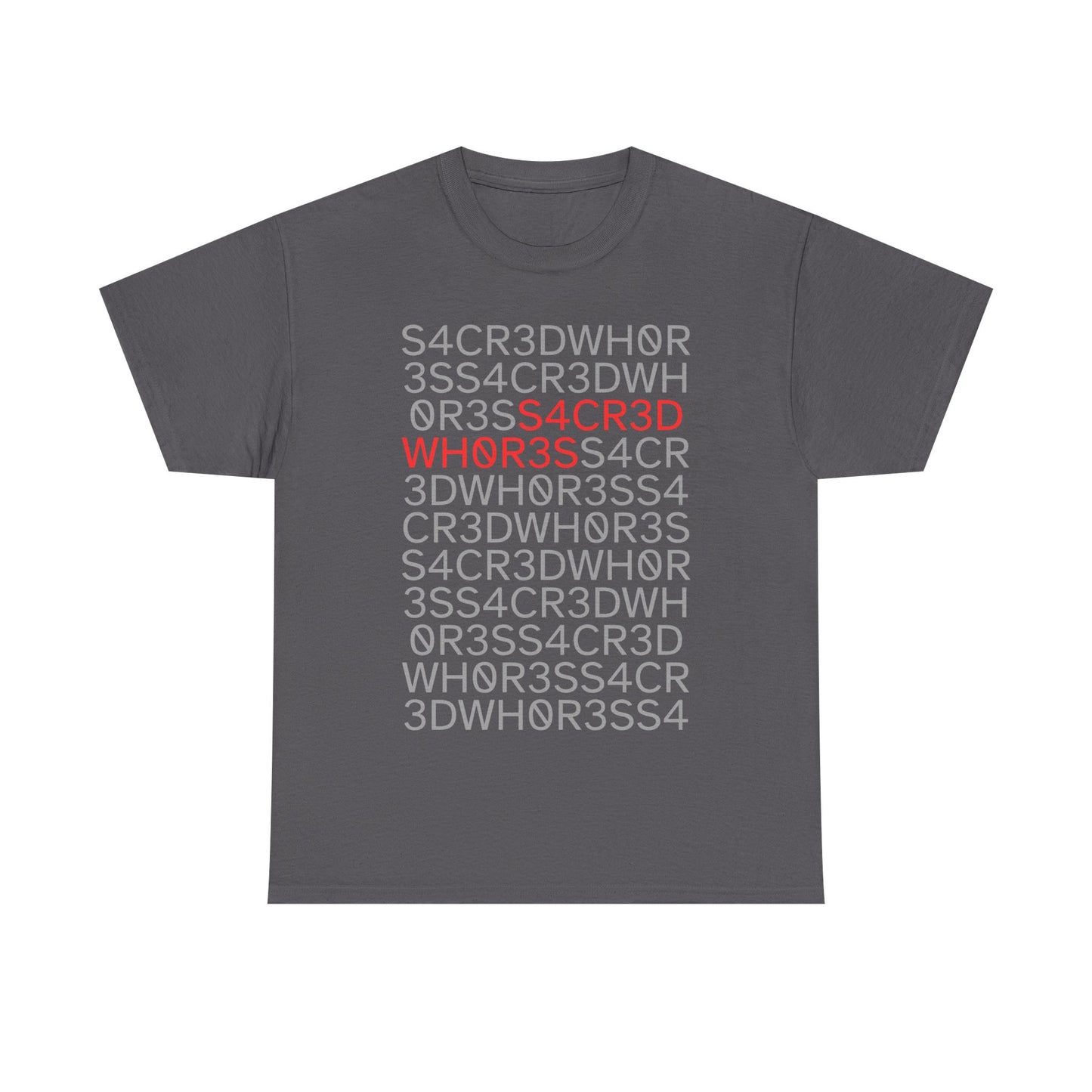 Sacred Whores - "Decoded" Text Tee