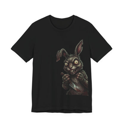 Creepy Killer Bunny T-Shirt — Horror Rabbit Graphic Tee