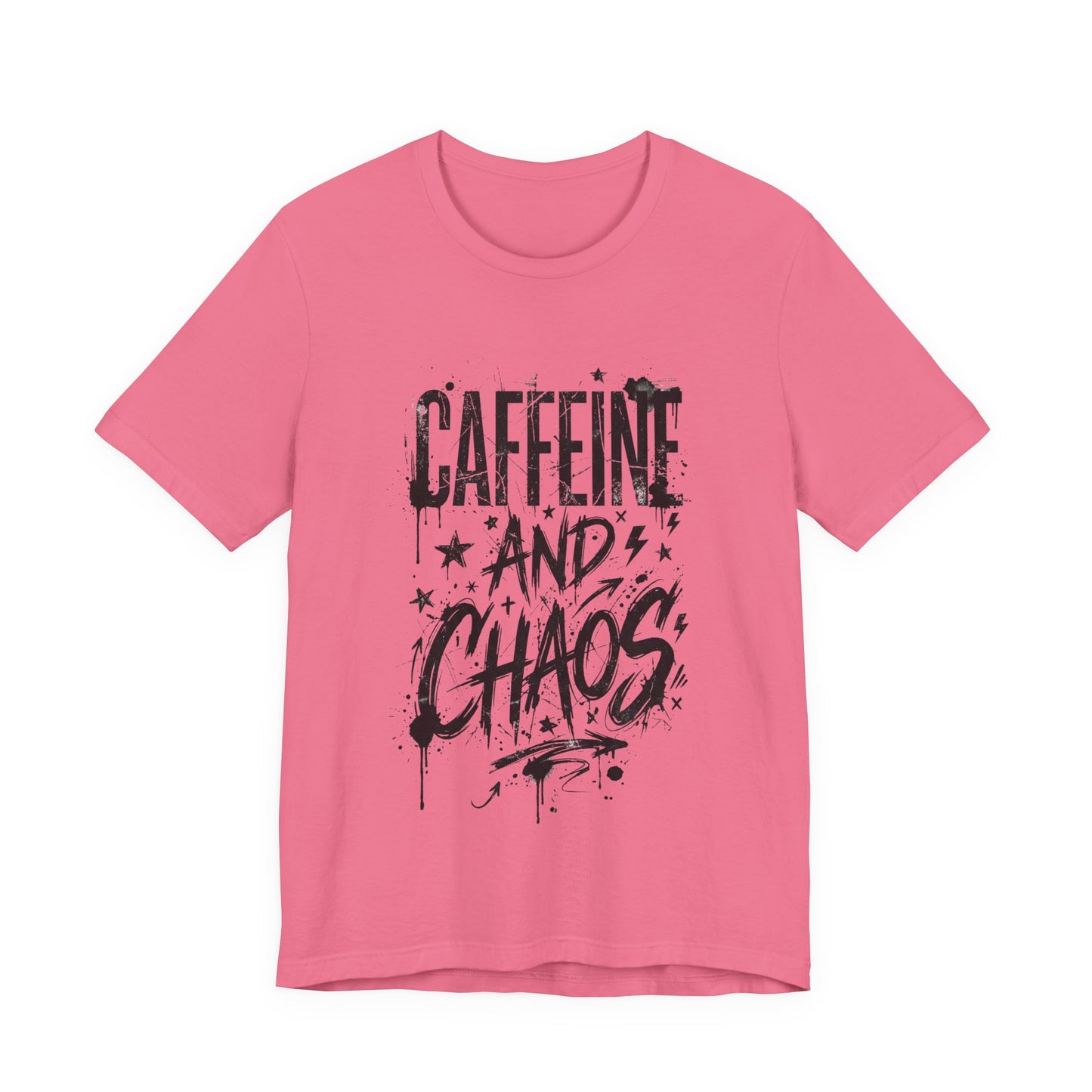 VOID - Caffeine and Chaos Version 2 T-Shirt — Funny Coffee Lover Graphic Tee