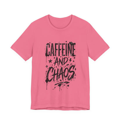 VOID - Caffeine and Chaos Version 2 T-Shirt — Funny Coffee Lover Graphic Tee