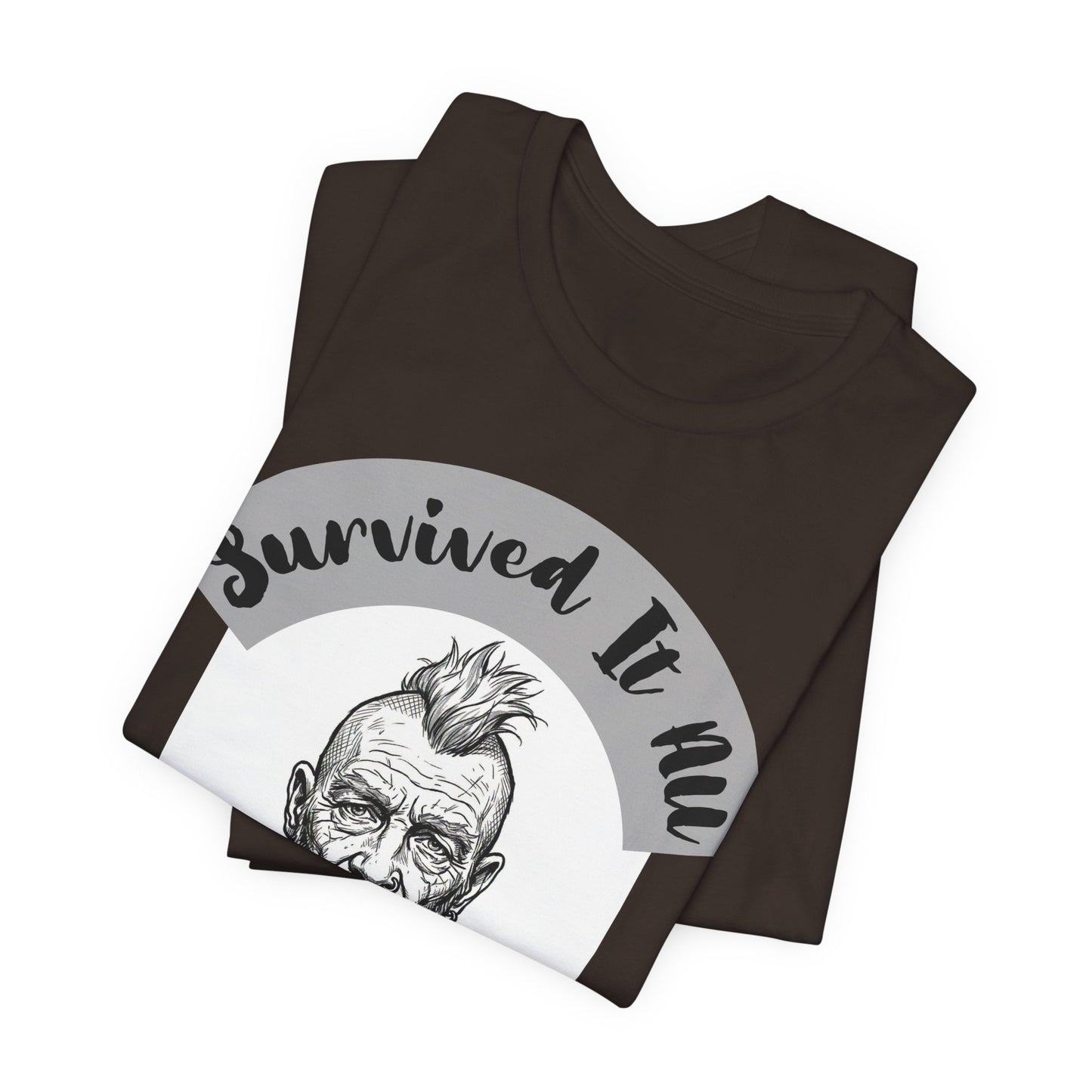 PunkDad - Survived It All Punk Dad T‑Shirt — “Punk Dad, Still Punk As F***” Graphic Tee
