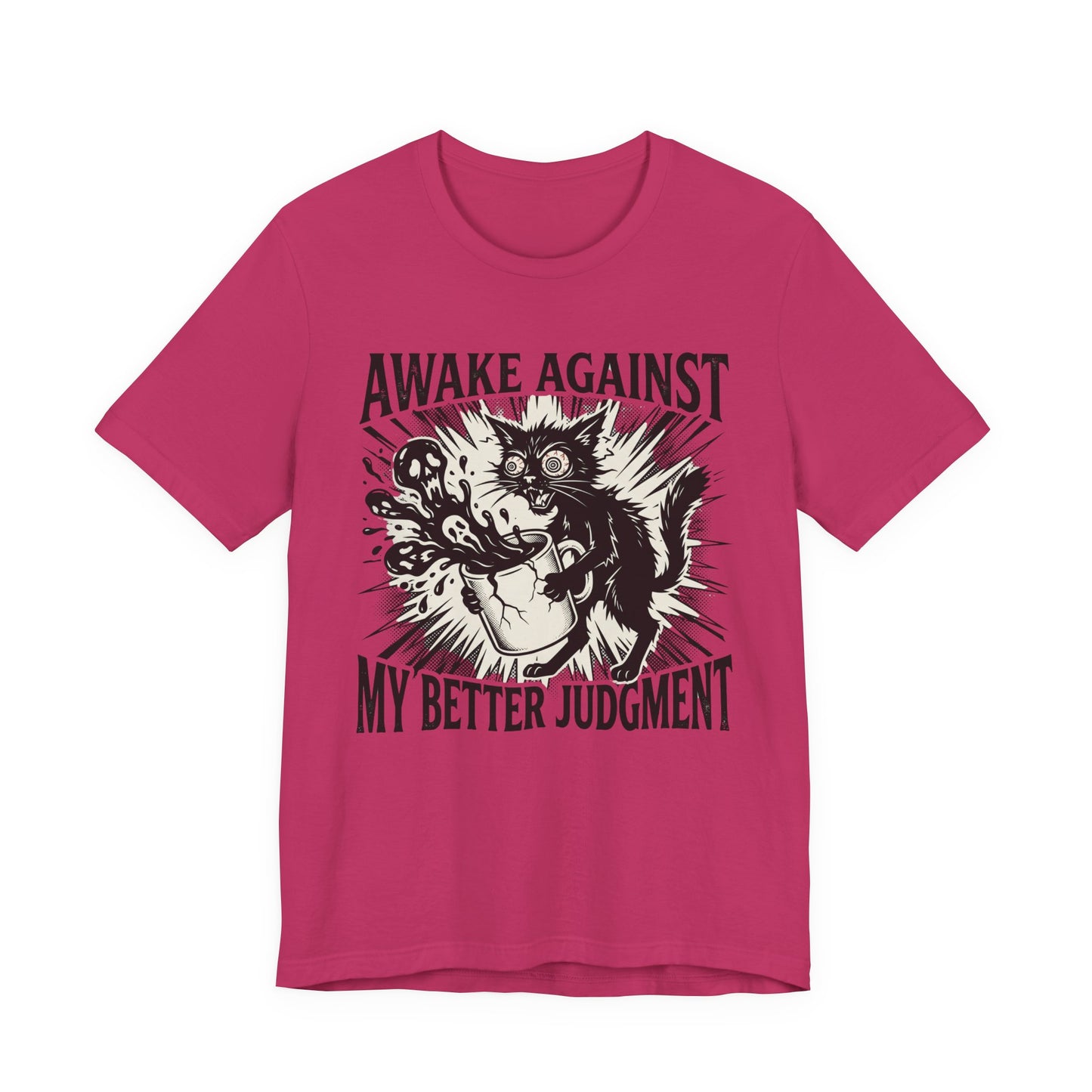 VOID - 'Awake Against My Better Judgment' Coffee Cat Graphic Tee