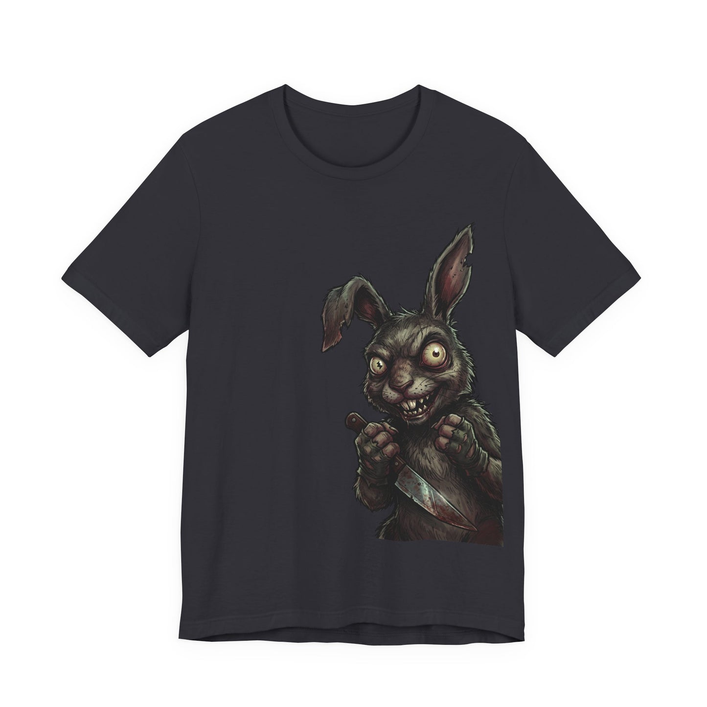 Creepy Killer Bunny T-Shirt — Horror Rabbit Graphic Tee