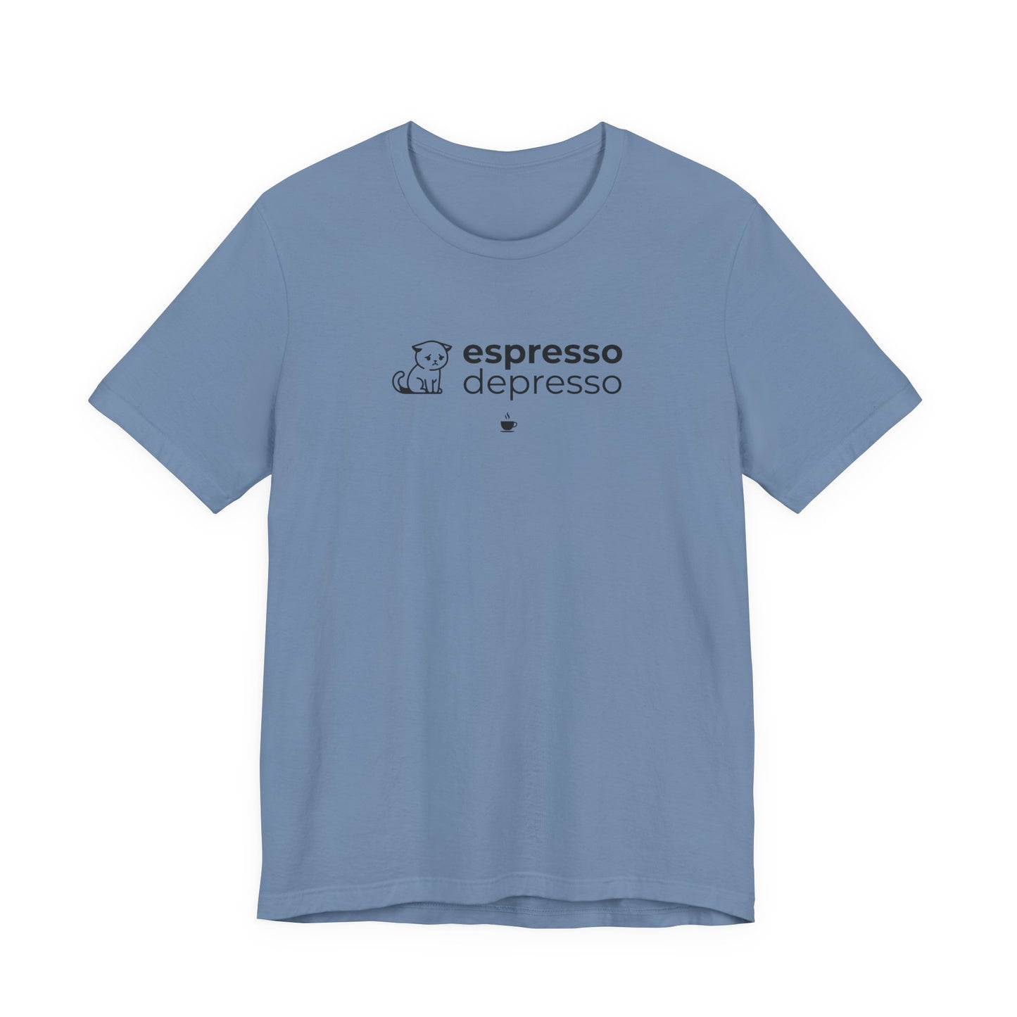 VOID - Espresso Depresso Tee - Funny Coffee Cat T-Shirt