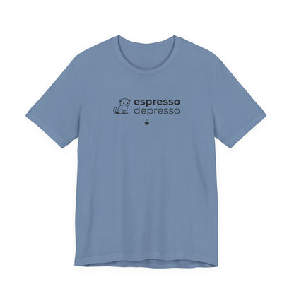 VOID - Espresso Depresso Tee - Funny Coffee Cat T-Shirt