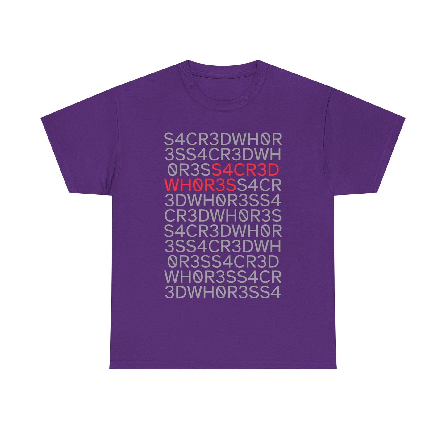 Sacred Whores - "Decoded" Text Tee