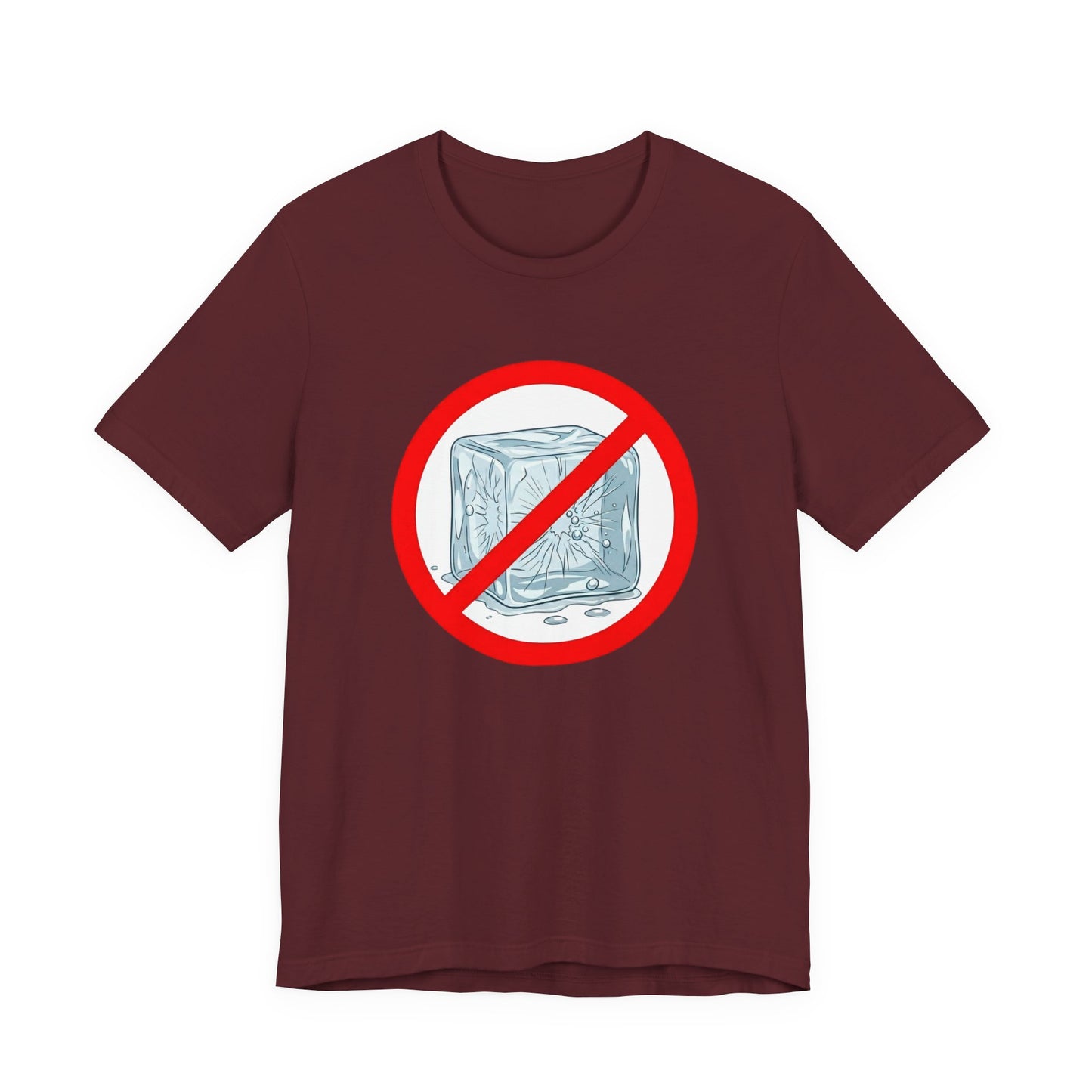 No Ice T-Shirt — Anti-Ice Symbol Tee