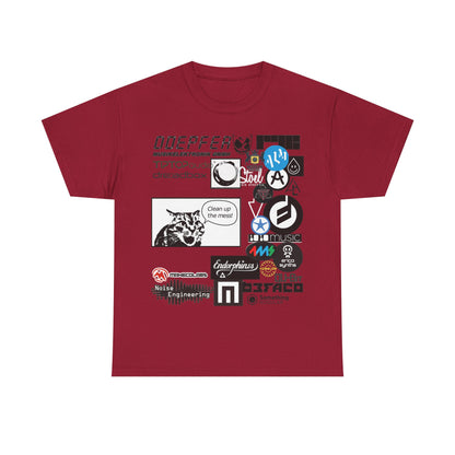 Modular Mashup - Clean Up This Mess! - Graphic Sticker Collage Tee
