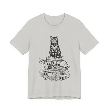DarkArts Collection - Certified Hexpert Cat T-Shirt