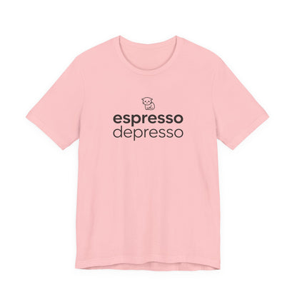 VOID - Espresso Depresso Tee - Cute Cat Funny Coffee Lover T-Shirt