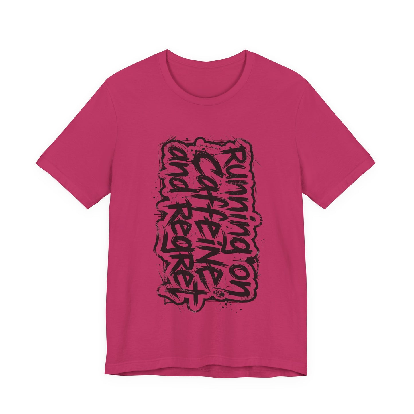 VOID - "Running on Caffeine and Regret" Coffee Lover Shirt